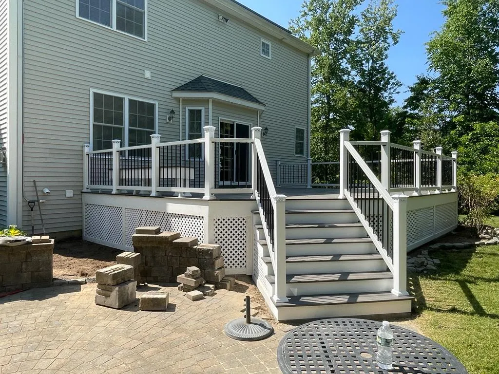 Composite deck construction in Connecticut by AE Masterbuilder LLC