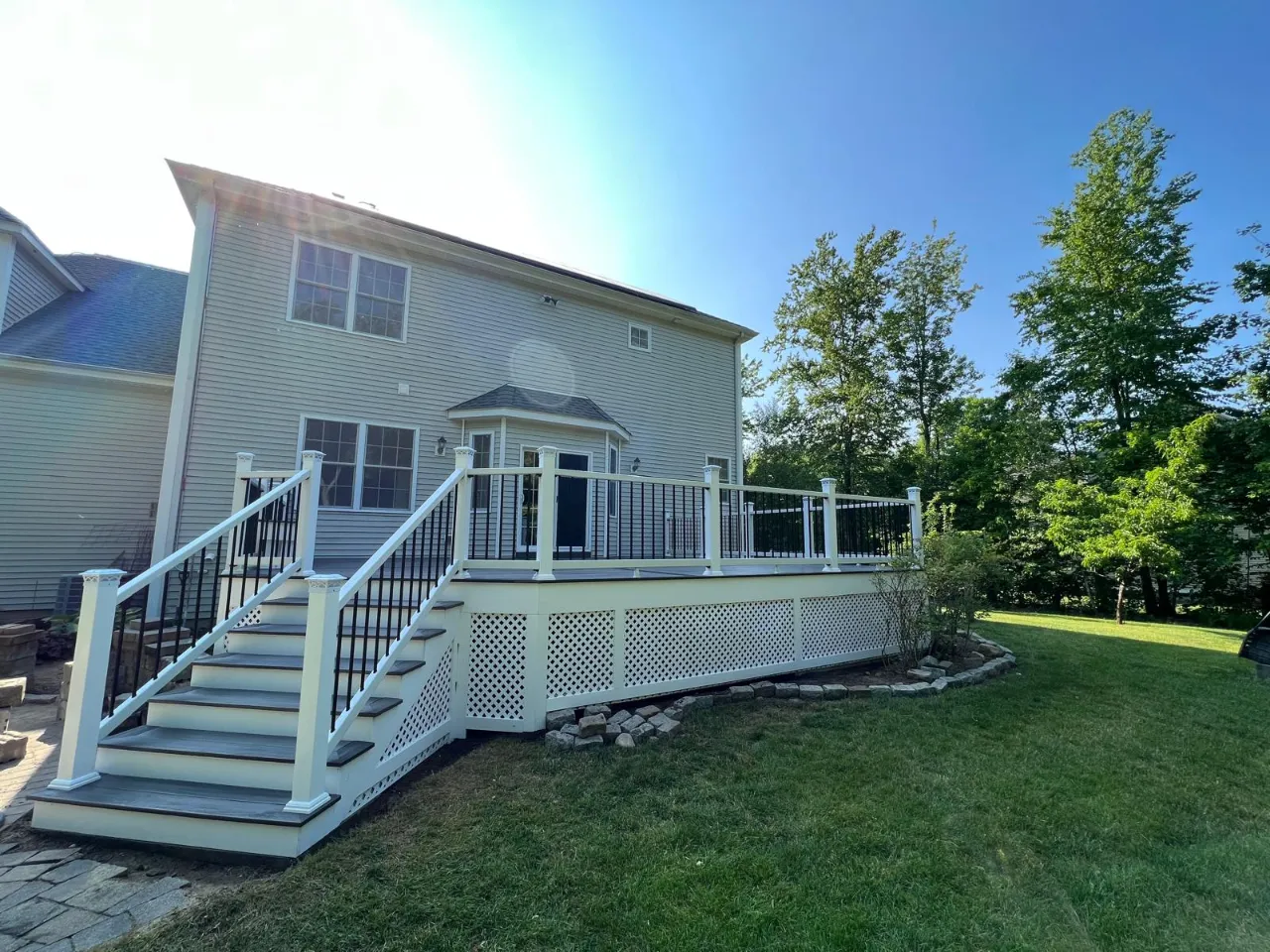 Deck project in Connecticut