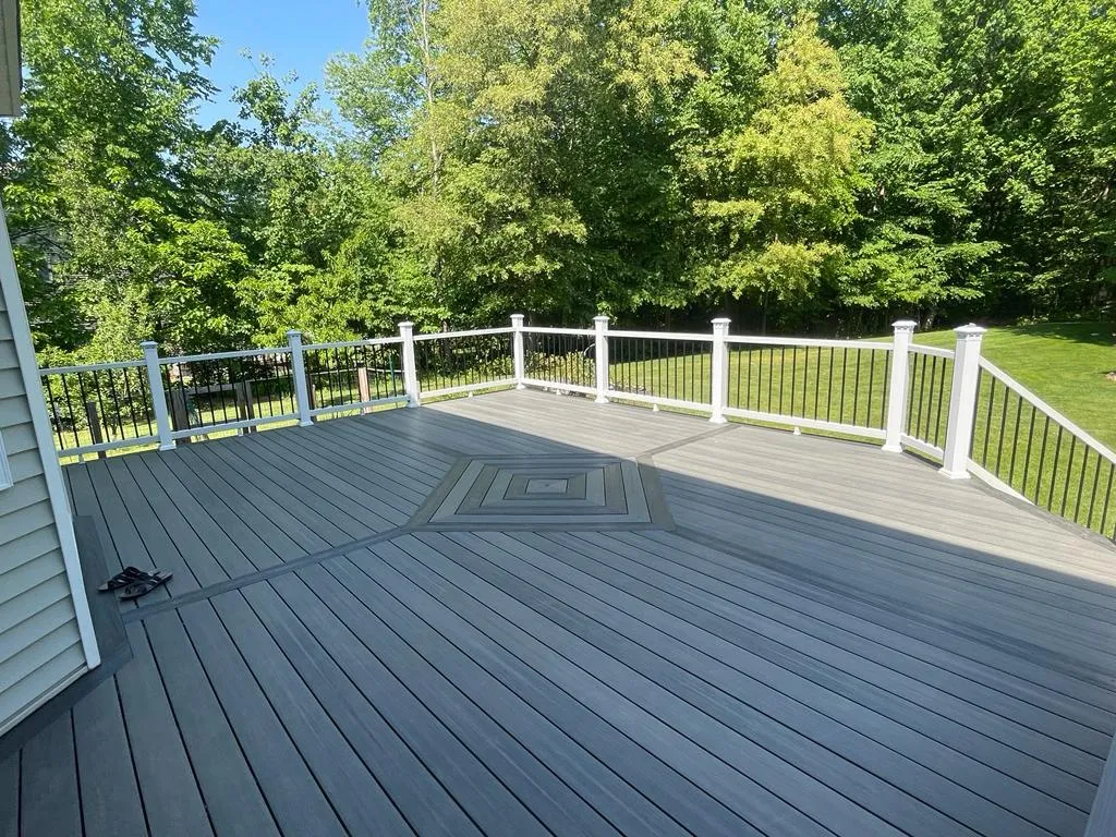Deck project in Connecticut